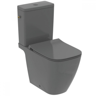 Pack WC au sol I.LIFE B gris brillant IDEAL STANDARD