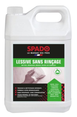 Lessive Professionnel gros travaux sans rinçage bidon de 5 L SPADO