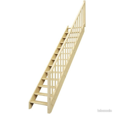Rampe actuel Uno Kino droit hêtre