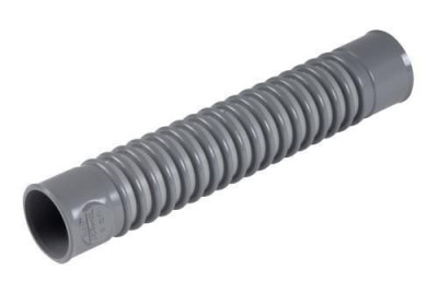 Manchette raccordement souple femelle-femelle PVC Gris diamètre 32 mm longueur 206 mm NICOLL