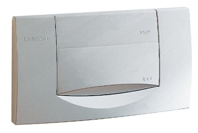 Plaque de déclenchement frontale interrompable blanc GEBERIT
