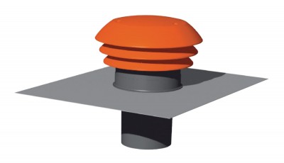 Entrée/sortie d’air pour toiture rouge diamètre 160mm ATLANTIC CLIM/VENTIL