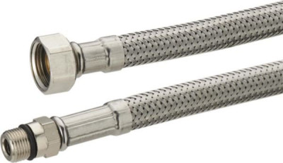 Flexible d'alimentation MF - inox - F12 x 17 mm - M12 x 100 mm - Ø 8 mm - L. 30 cm NOYON THIEBAULT