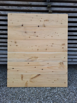 Bardage Cèdre de Haute Savoie raboté - profil micro chanfrein - 21x175x5100 mm - choix AB