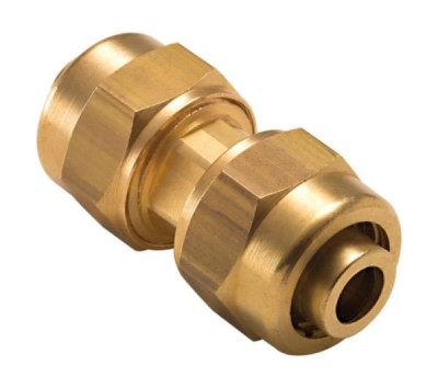 Jonction égale à sertir pour tube PER Ø 16 mm NOYON THIEBAULT
