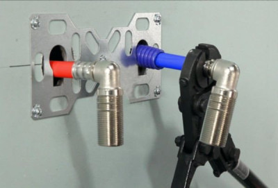 Coude égal pour tube PER à compression Ø 16 mm - lien 1 pc NOYON THIEBAULT