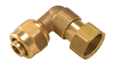 Coude à écrou libre pour tube PER à compression Ø 16 mm - 15 x 21 mm - lien 1 pc NOYON THIEBAULT