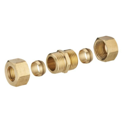 Raccord droit bicône égal - Ø 16 mm - lien 1 pc NOYON THIEBAULT