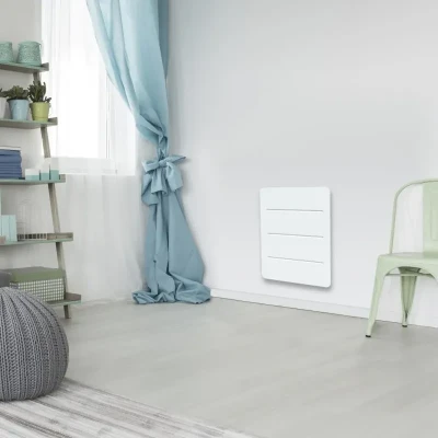 Radiateur électrique inertie sèche Altech fonte + film programmable 2000 W 600 x 790 x 120 mm