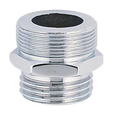 Mamelon de bec MM 1/2" 22 x 100 mm chromé brochable NOYON THIEBAULT