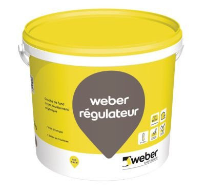 Couche de fond Weber régulateur pour revêtement organique teinte 0901 seau de 20 Kg WEBER