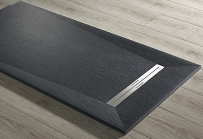 Bonde de receveur PRISMA SLATE horizontal ACQUABELLA CONSTRUPLAS