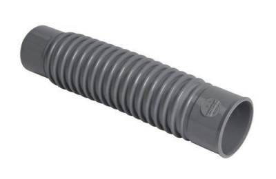 Manchette raccordement souple mâle-femelle PVC Gris diamètre 50 longueur 243 mm NICOLL