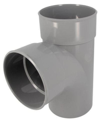 Culotte mâle-femelle 87°30 simple diamètre 140 mm 150 x 250 mm NICOLL