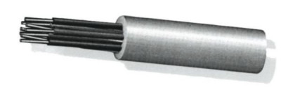 Câble PTT 298 4P 5/10 ivoire diamètre 6  longueur 6000 mm couronne de 100 m DAUMESNIL