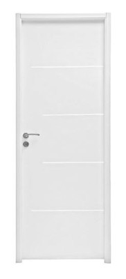 Porte seule F Trévise laqué blanc gauche 204 x 83 cm