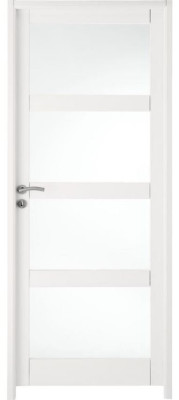 Porte coulissant Milan à vitrer R8 CUV+TD 204 x 73 cm