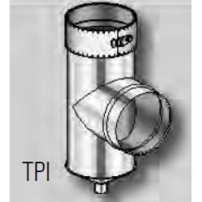 Té de Purge Inox D 130 TPI 130 - POUJOULAT