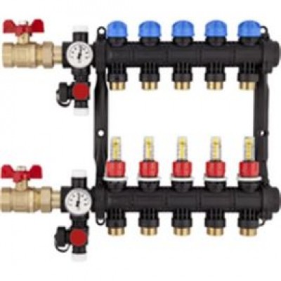 Collecteur NIS avec débimètre 8 circuits ROTH
