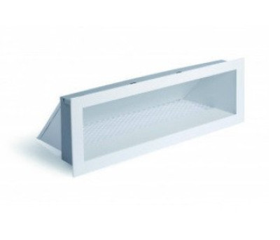 Grille architecture Soho blanche 220 x 220 320 cm²