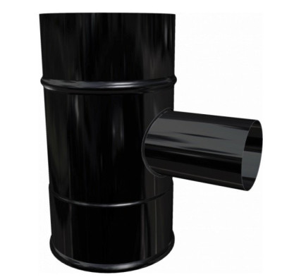 Pla Té 90° Air piqué noir diamètre 80 mm diamètre 80 mm