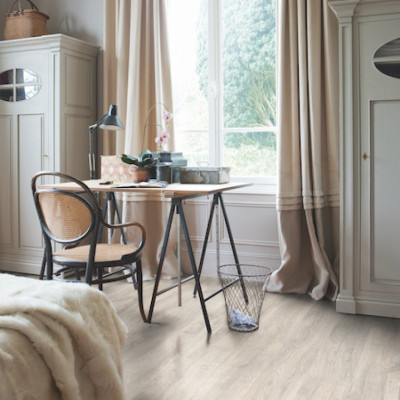 Parquet stratifié Classic 2 chêne vieilli patiné blanc 1.596 m2