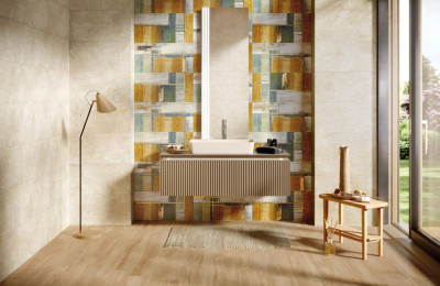 Carrelage Naxos Pictura fascia tema mix rectifié 30 x 60 cm NAXOS