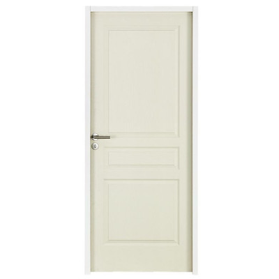 Bloc-porte postformé thermique 3 panneaux 3 points gauche poussant huisserie 90 mm 204 x 83 cm