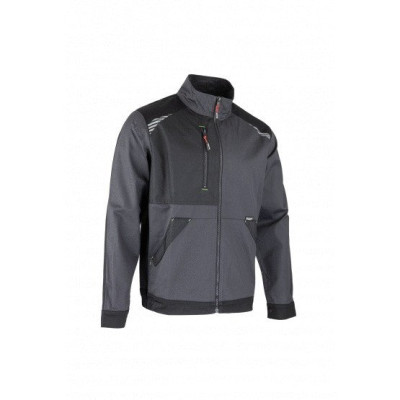 Veste bicolor Cyclope zippée gris/noir T XL - LMA - 2431