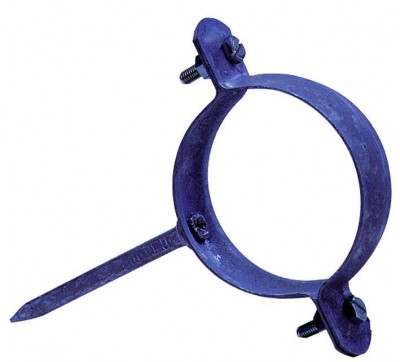 Collier descente pointe galva 12/10 diamètre 100mm FRENEHARD