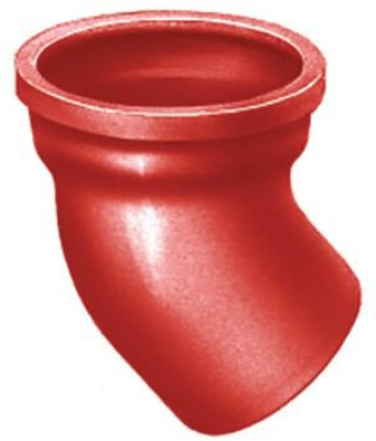 Coude à 45° SME en fonte diamètre nominal 50 mm PAM BATIMENT