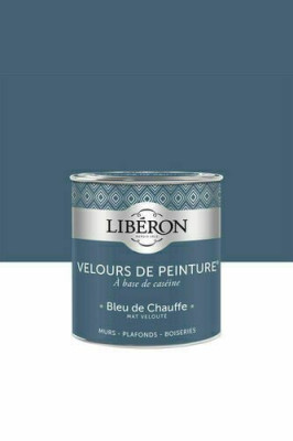 Peinture murale plafonds boiseries Velours Peinture bleu de chauffe 0.500 ls