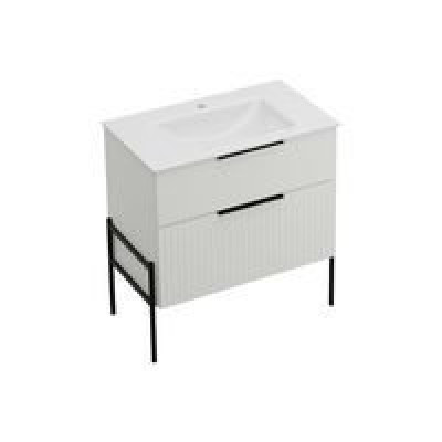 Pieds Ferguson noir mat hauteur 45 