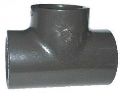 Té simple System'O PVC femelle-femelle diamètre 75 mm GIRPI