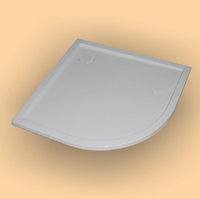 Receveur Purano 1/4 de rond profilé blanc 900 x 1000 mm HUPPE