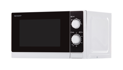 Micro-ondes mono-fonction à poser 20L 800 Watts plateau tournant, minuteur 35 minutes variateur 5 niveaux de puissance consommation 1270 Watts MODERNA