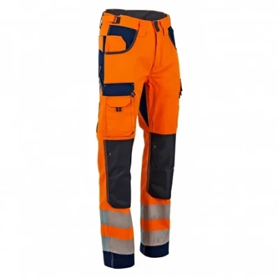 Pantalon HV orange/marine polarisation 48 LMA
