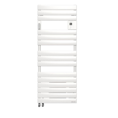 Sèche-serviettes eau chaude Adélis mixte blanc brillant 1000W électrique avec soufflerie 1777 x 556 x 135 mm ATLANTIC ELECTRIQUE