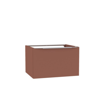 Meuble sous vasque Plénitude Terracotta 1 tiroir 60 x 46 cm