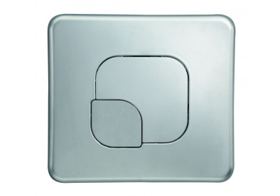 Plaque de commande pour bati-chasse LEMON 3 / 6 L Apect chromé mat SIAMP