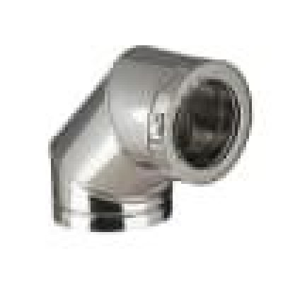 Coude 90° Therminox TI diamètre 130 mm tous combustibles EC 90 130 TI POUJOULAT