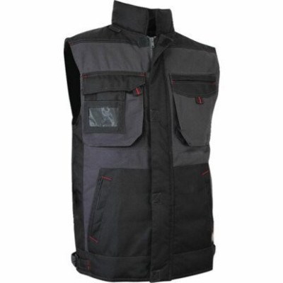  GILET MATELASSÉ SABLE GRIS NUIT/NOIR TAILLE 5 LMA