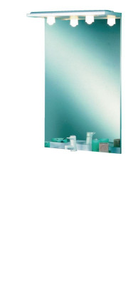 PREFIXE CODE PMR LUMIBLOC MIROIR CREDENCE 80 CM AQUARINE