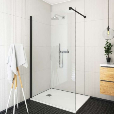 PAROI FIXE ALMA WALK-IN WALL 120 NOIR