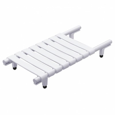 Planche de bain 8 lattes blanc PELLET