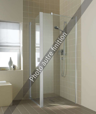 PAROI FIXE RA TWD 12320 VPR ARGENT POLI VERRE CLAIR CLEAN