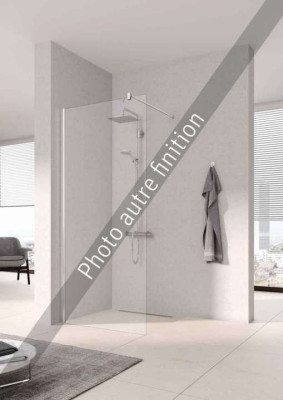 PAROI FIXE PE TWF 09020 VPR ARGENT POLI VERRE CLAIR CLEAN