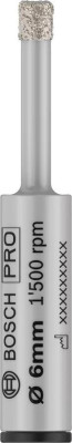 Foret diamant PRO Ceramic à sec 6x33x13mm - BOSCH - 2608599053