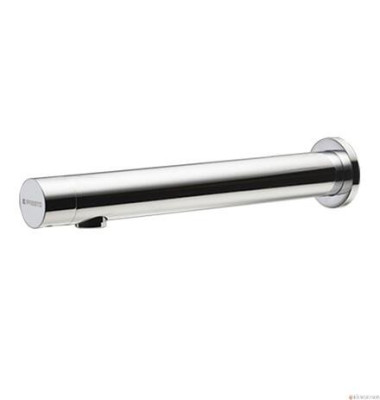 Robinet simple mural en traversée de cloison - Alimentation secteur PRESTO