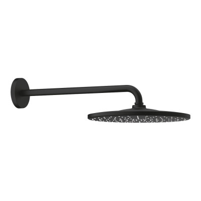 Ensemble douche de tête et bras 422 mm, 1 jet Rainshower Mono 310 Phantom Black GROHE